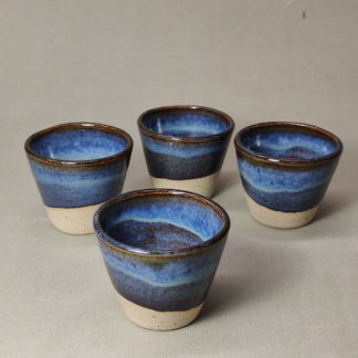 Bicchierini da caffè o liquore BLU