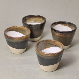 Bicchierini da caffè o liquore MARRONE