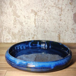Suiban per Paesaggio realistico Moribana Shakei Shizen-hon-i Blue righe