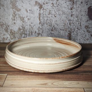 Suiban per Paesaggio realistico Moribana Shakei Shizen-hon-i Bianco