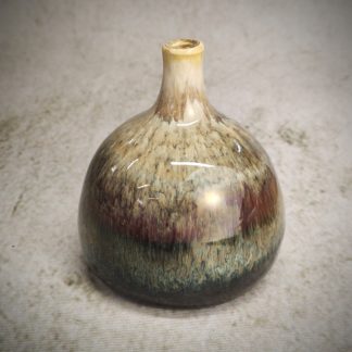 Piccolo vaso per piccolo fiore Tenmoku h.9