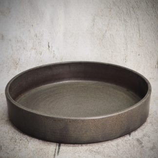 Suiban per Paesaggio realistico Moribana Shakei Shizen-hon-i GRIGIO SCURO