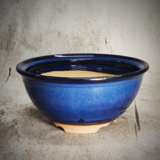 Vaso BLU per Bonsai rotondo Ø23,5