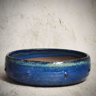 Vaso per bonsai BLU tamburo Ø17cm