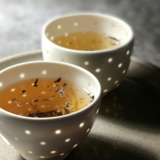 Tazza da tè in porcellana limoges "chicco di riso"