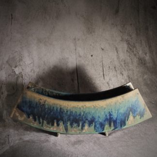 Vaso curvo BLU VERDE
