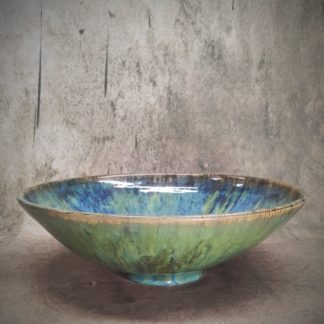 Centrotavola verde blu