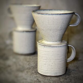 Tazza caffè con filtro Bianca