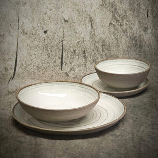 Ciotolina Ø14cm - Grigio/Bianco