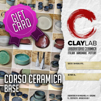 Gift Card "Corso ceramica Base" (Gennaio 2026)