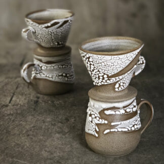 Tazza caffè con filtro Bianca Crawl