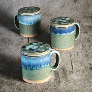 Tisaniera verde blu