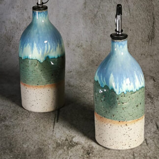 Oliera verde blu